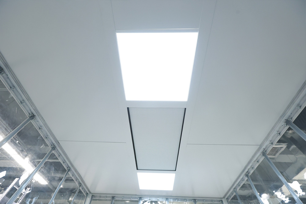 Modular HEPA-filtered Industrial Clean Booth