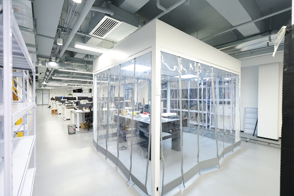 Modular HEPA-filtered Industrial Clean Booth